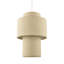 37cm H Linen Novelty Pendant Shade ( No Direct Attachment Method ) in Cream