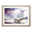 The Great Horned Owl in Abstract - Picture Frame Painting Print-55737860-55737861