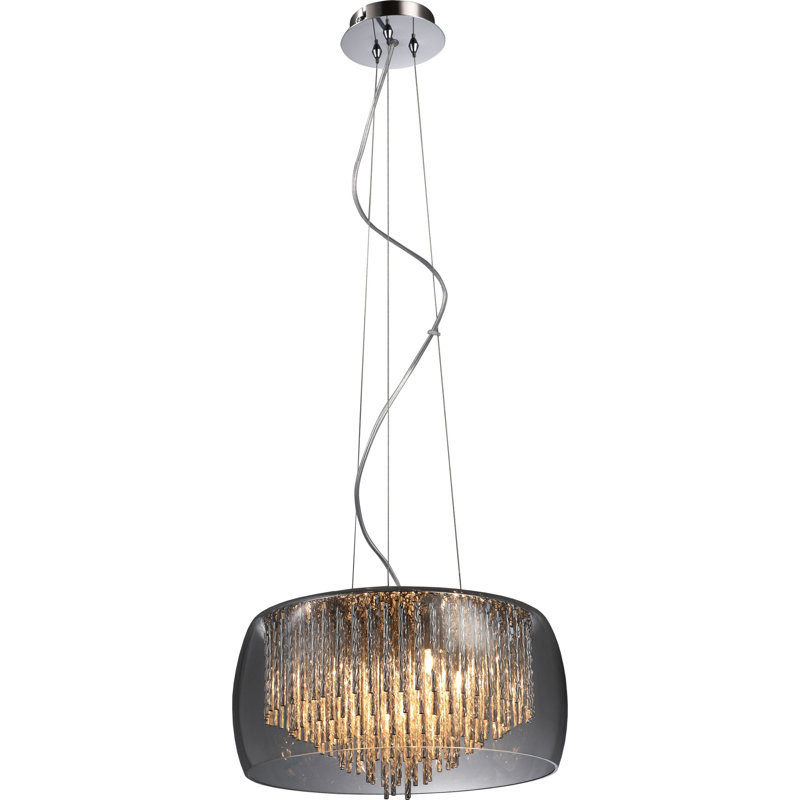 - Light White Drum Pendant