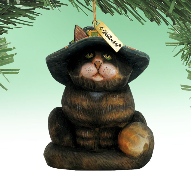 Derevo 4'' Handmade Hanging Figurine Ornament