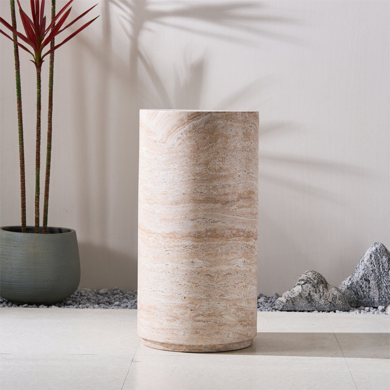 Table d'appoint cylindrique haute