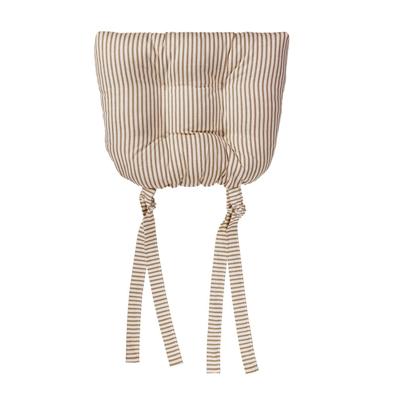 Coussin de siège de salle à manger à rayures Ticking (ensemble de 4)