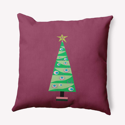 Outdoor Reversible Throw Pillow