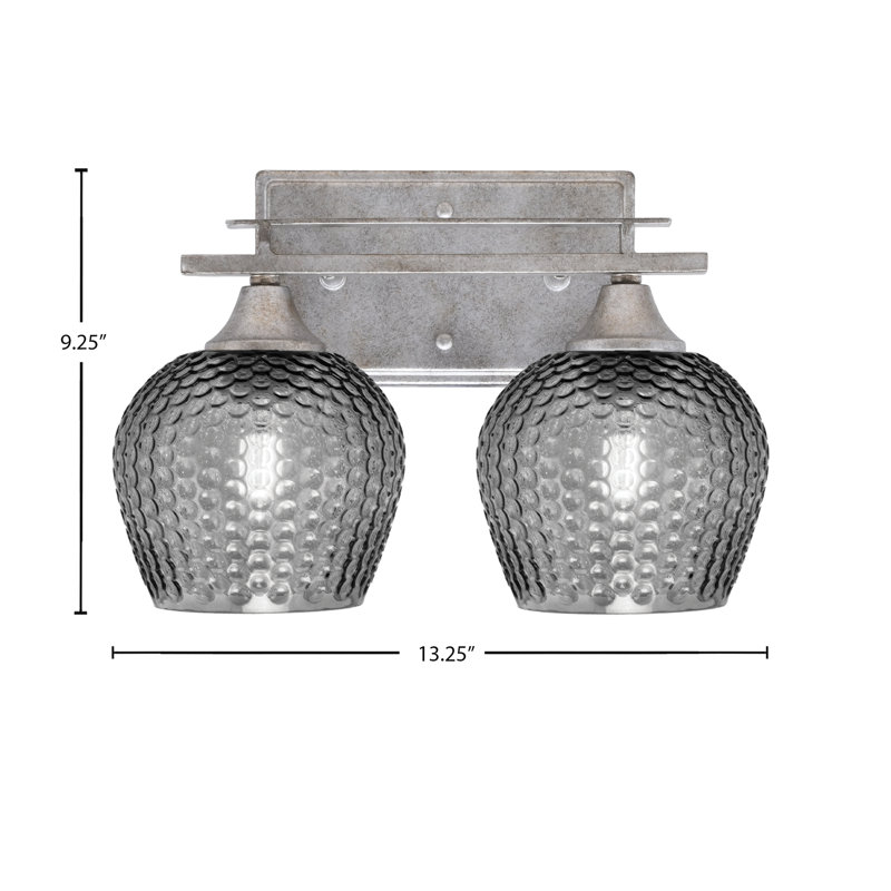 Uptowne 2 - Light Dimmable Vanity Light, Smoke