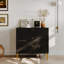 Commode haute et commode à 3 tiroirs haute brillance 32 po-994434647