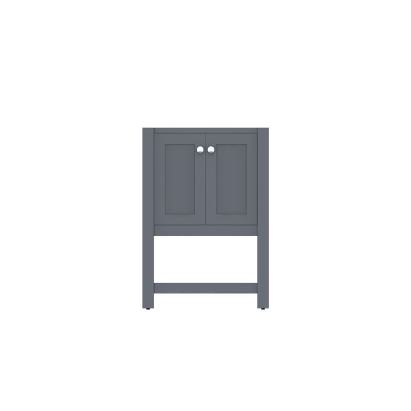 Base de meuble-lavabo simple de 23 po Wilmington seulement, gris