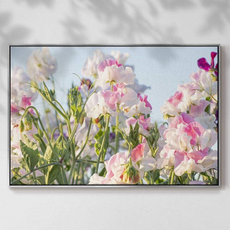 «Spring All Around», reproduction sur toile encadrée, H 25 po x l 37 po x P 2 po, Argent