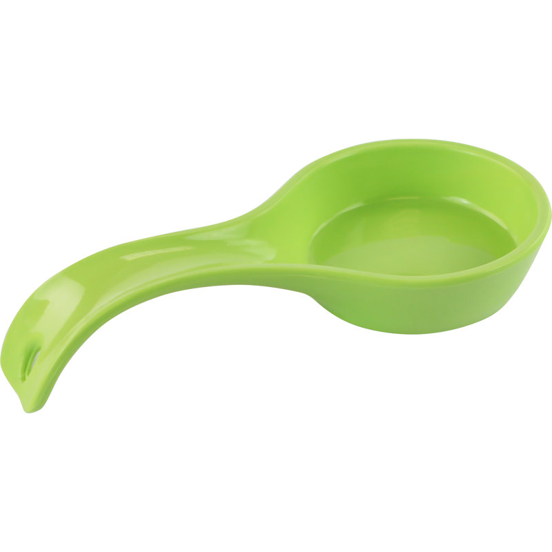 Gagetown Plastic Oval Spoon Rest, Lime