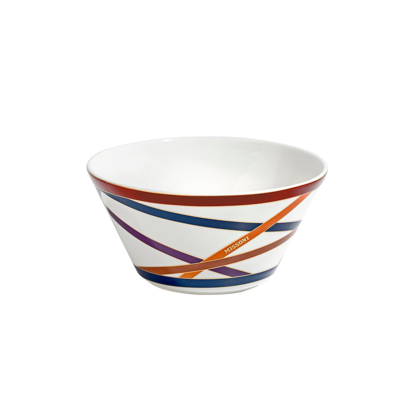 Bol à fruits multicolore Nastri 5 po, H 2,5 po