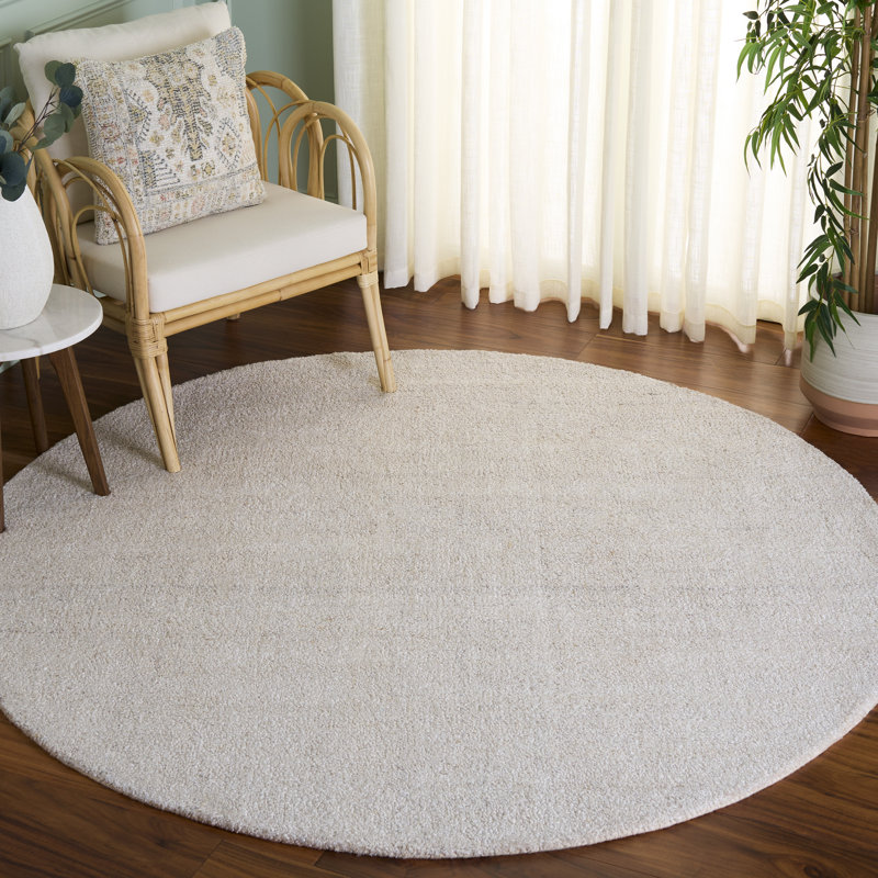 Gaten Hand Tufted Performance Rug, Round 6'