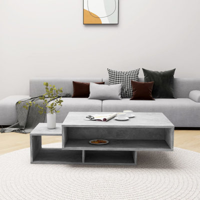 Godding Pedestal Coffee Table with Storage