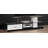 Ivana White & Black Finish TV Stand