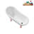 53.1'' x 25.6'' Freestanding Soaking Acrylic Bathtub-90763272-76285534