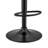 Mid-century Adjustable Height Bar Stool with Arms in Faux Leather and Metal-1929717823-1929717816