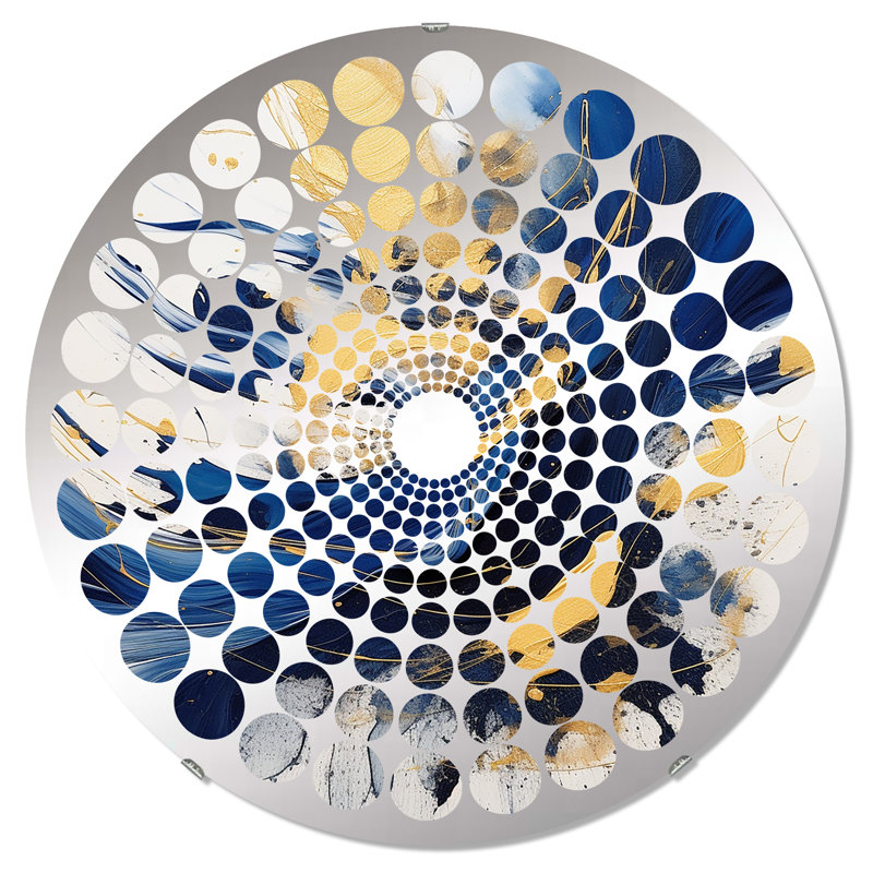 Brynlei Circle Mirror, 23.6" x 23.6"