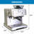 Kenmore Espresso Machine With Grinder & Milk Frother, 15 Bar Espresso Coffee Maker, Stainless Steel