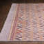 Tapis gris / orange / ivoire en polyester tissé à la machine mineur-684855601