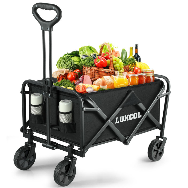Convenient Garden Carts, Black