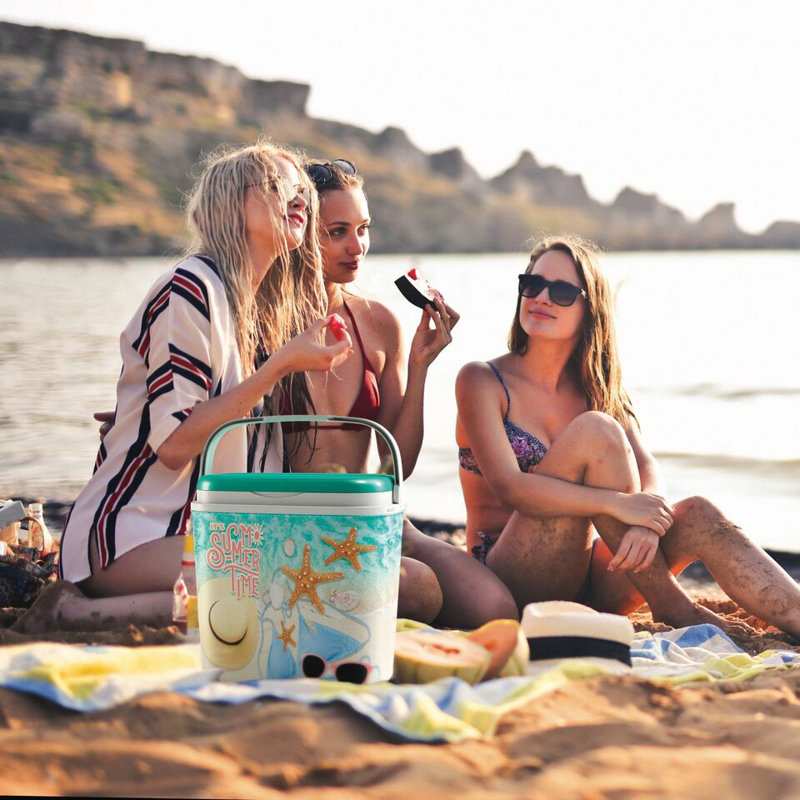 Macintyre House Of Hampton 28.53L Cooler Cover in Summer Beach