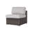 Wicker Fully Assembled 4 - Person Seating Group with Cushions