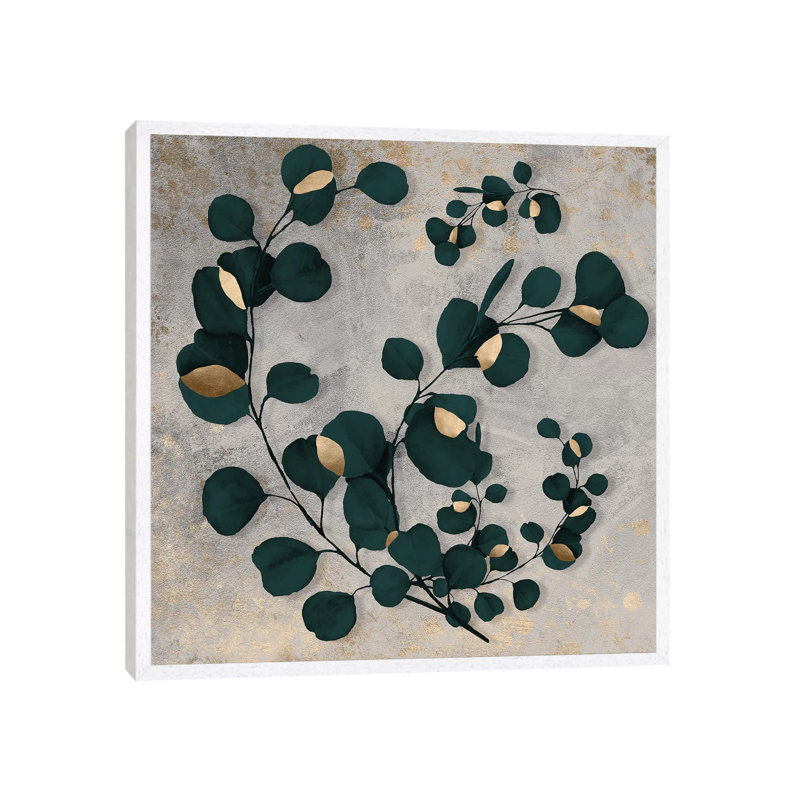 Leaf Art VI by Dane Shue - Print on Canvas, 66.04 cm H x 66.04 cm W, White Framed