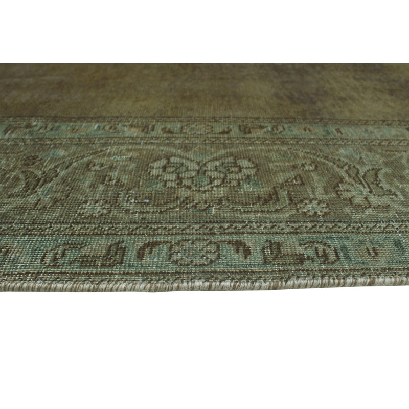 Tapis brun clair rétro patiné rétro Kaylam