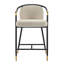 Ensemble de 2 chaises de salle à manger rembourrées avec tabouret de comptoir-1169182514