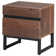Aadam Modern End Table With 2 Drawers