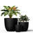 3-Piece Round Concrete Indoor/Outdoor Pot Planter Set-1031698972-1058232930