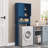 Dharmraj Over The Toilet Bathroom Storage With Upper Cabinets And Open Shelves-124581904