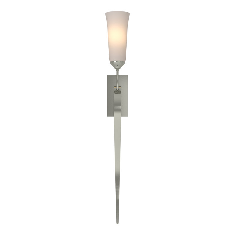 Sweeping Taper 1 - Light Dimmable Wallchiere, Sterling