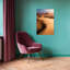 " Camels On Golden Dunes Serene Tranquil Abstract Landscape Nature Wall Art Print " Print-438462201