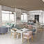 Banc rembourré en similicuir Casual-101616199