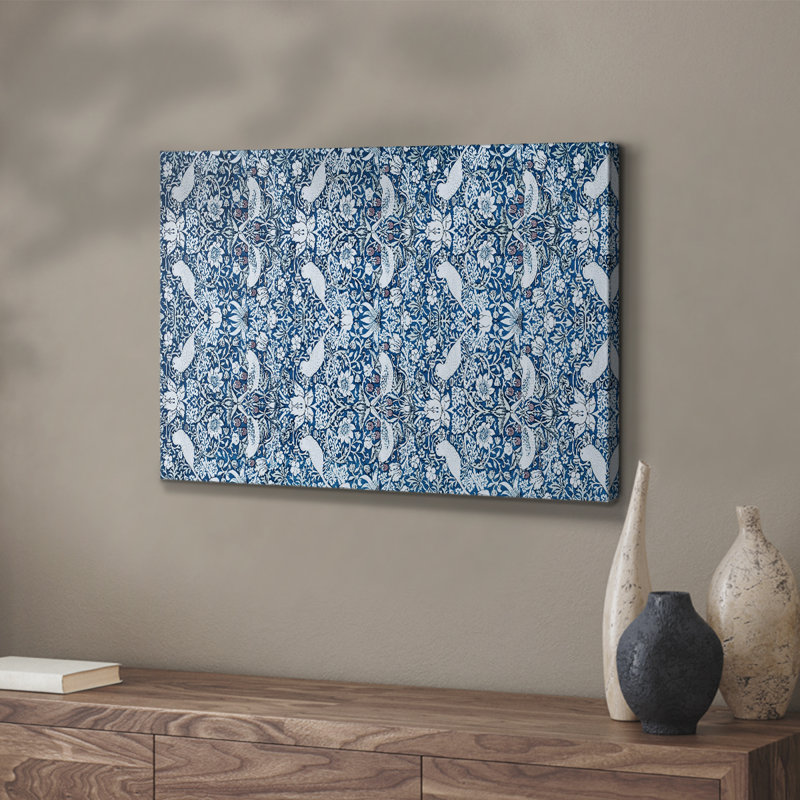Abstrait rétro -LV -Galerie enveloppée Cavas, H 12 po x l 18 po