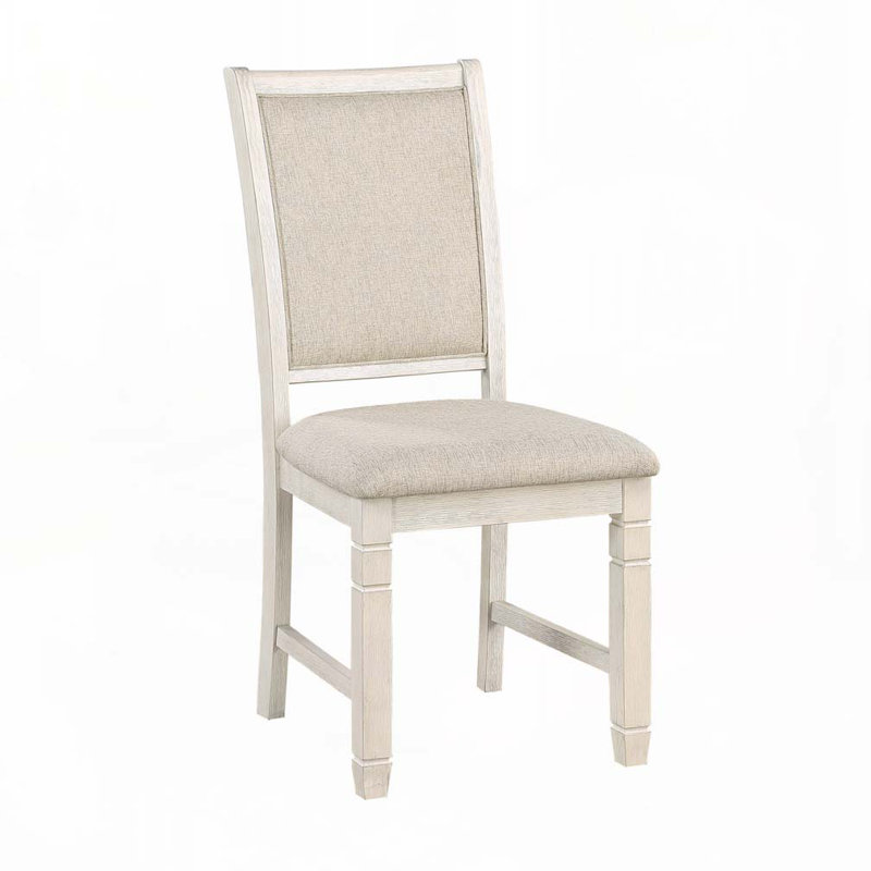Chaise de salle à manger, Blanc antique
