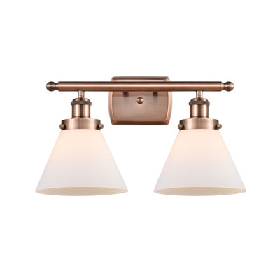 Ballston Urban Cone 2 Light 18" Bath Vanity Light