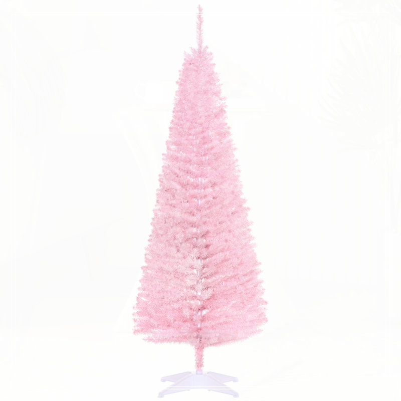Arbre de Noël artificiel rose 5 pi
