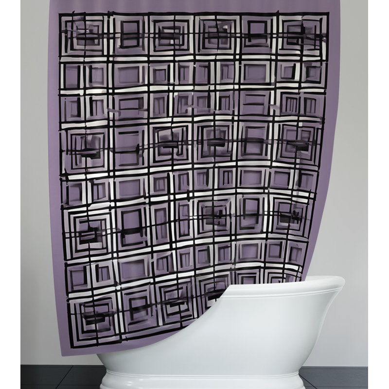 Rideau de douche, H 72 po x l 70 po