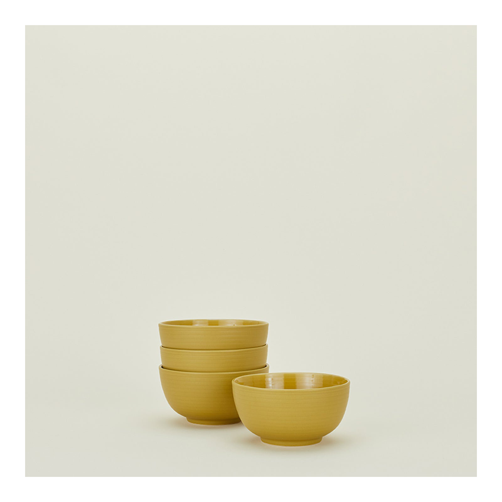Essential Stoneware Dinnerware Set, Mustard