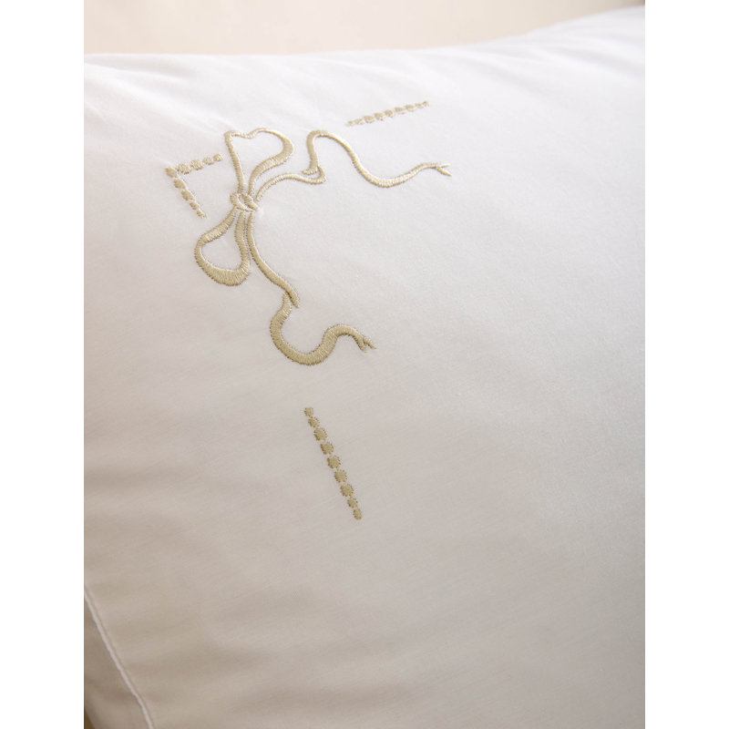 Historic Royal Palaces Bedding, Super King Duvet Cover Set+2 Standard Pillowcases, White Vintage Look