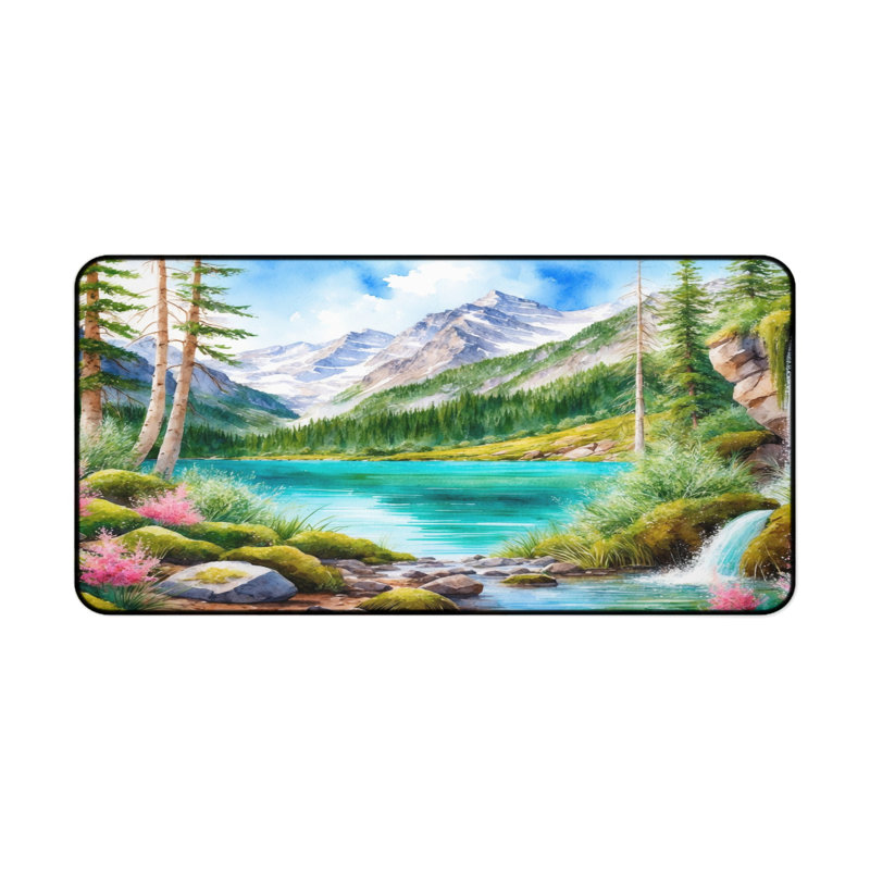 Polyester Desk Pad, 14.4x12.1
