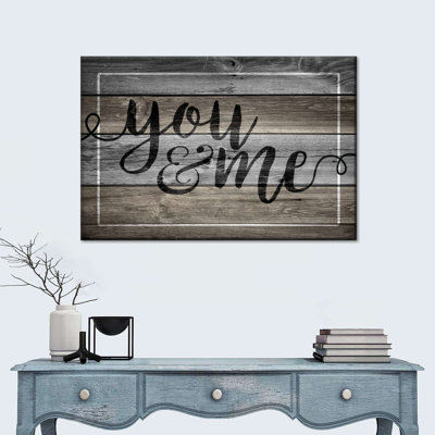"You And Me", impression sur toile