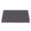 Auvent fixe Awntech Santa Fe, 255,5 cm x 112 cm x 61 cm, sac en toile de jute-28213258-111710608