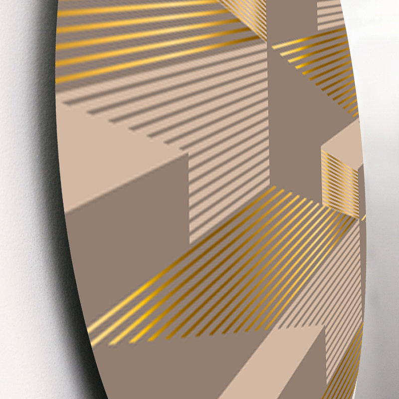 Abstract Wall Decor on Metal