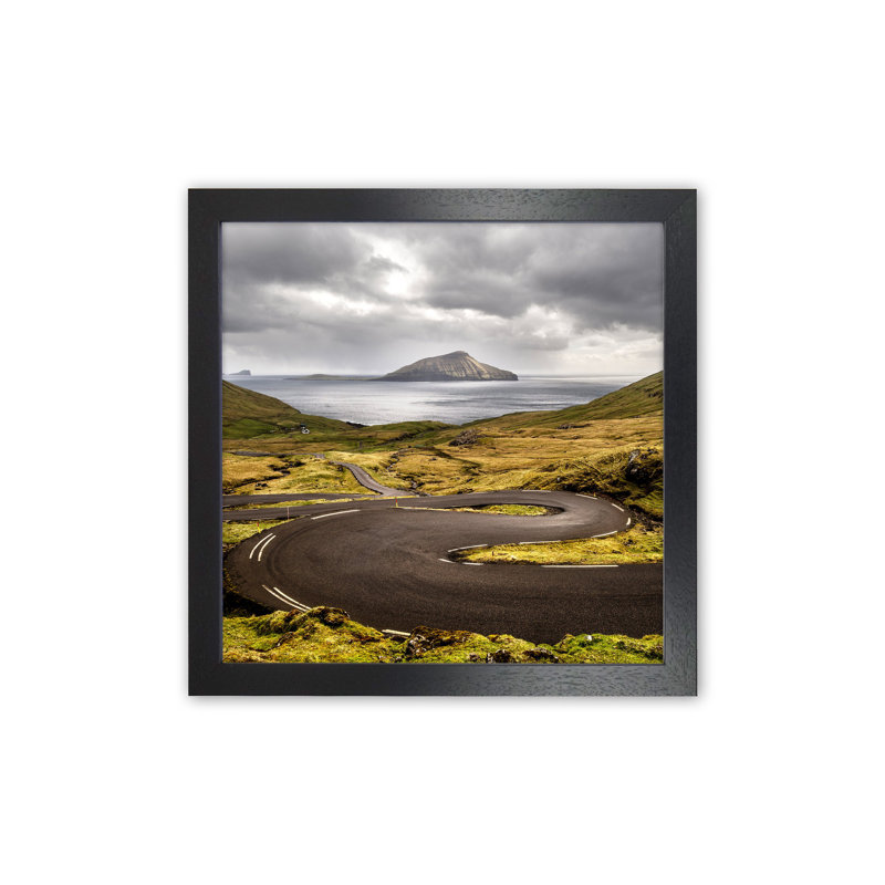 Going Round by Karsten Wrobel - Print on Canvas, 88cm H x 64cm W x 3cm D, Black Framed