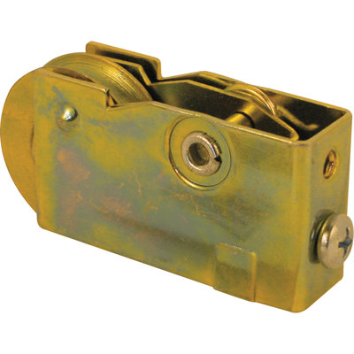 Prime-Line Single 1-1/4 in. Steel Roller Assembly, Ball Bearing, Plain Back (Single Pack)