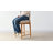 Upholstered Linen Blend Counter Stools with Solid Wood Legs-123537682