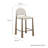 Hayley Upholstered Fabric Counter Stool-109758073-109758078