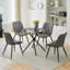 Bermea Round Metal Base Dining Table-331669404