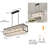 Metal Crystal Industrial Farmhouse Chandelier Dining Room Lighting Fixtures Suitable For Kitchen Island, Dining Room, Living Room-168119088-168119086